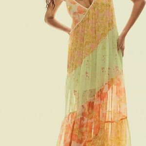 FP maxi multi coloured maxi dress. Perfect on its own or with jean jacket.